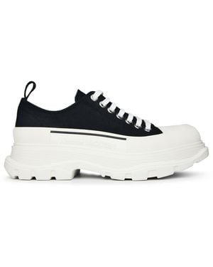 McQueen Tread Slick Low Trainers - White