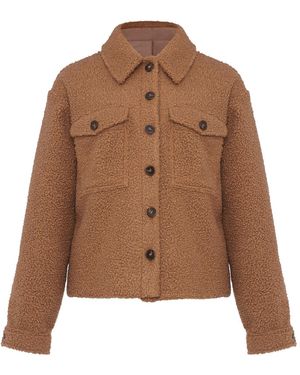 Phase Eight Blake Borg Shacket - Brown