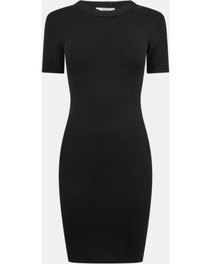 Jack Wills Travel Rib Dress - Black