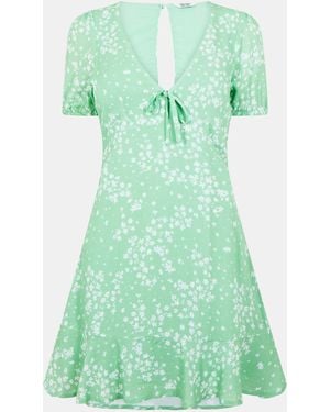 Jack Wills Jw Cut Out Mini Dress - Green