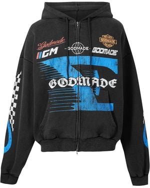 God Made Full Zip Fleece - Grey