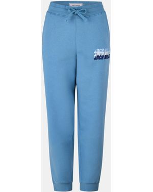 Jack Wills Stacked Graphic Jogger - Blue