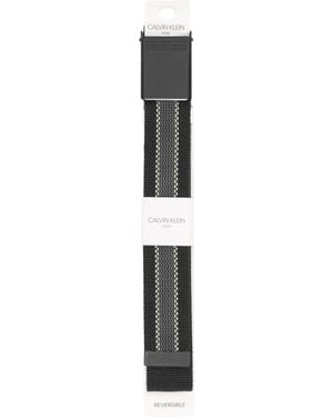 Calvin Klein Ck Golf Webbing Belt - Black