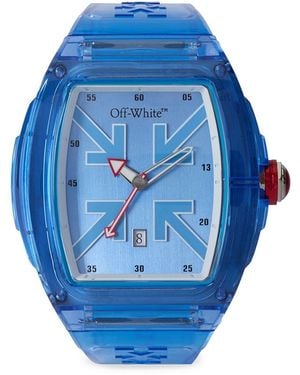 Off-White c/o Virgil Abloh Beat Watch - Blue