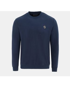 Howick Crew Neck Jumper - Blue