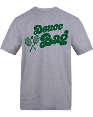 AWD Adults Printed Tennis Tee - Grey