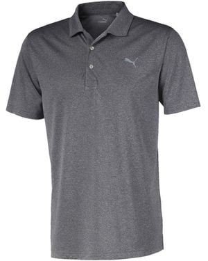 PUMA Performance Heather Polo Shirt - Grey