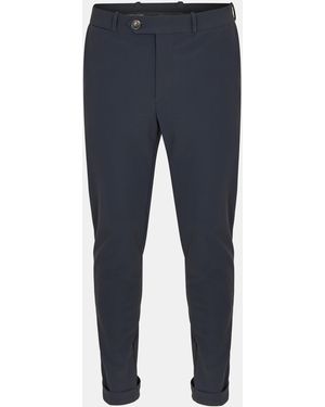 Roberto Ricci Designs Surflex Technical Stretch Modern Tailored Fit Chinos - Blue