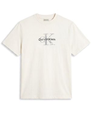 Calvin Klein Ckj Distressed Mnlgo Sn64 - White
