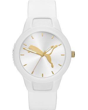 PUMA Reset Analogue Quartz Watch - White