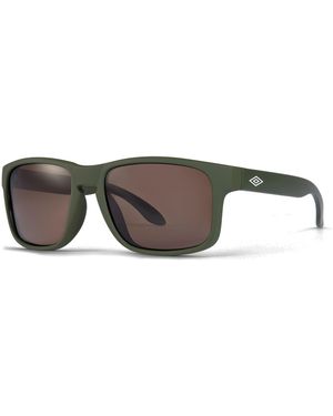 Umbro D-Frame Polarised Wayfarer Sunglasses - Brown