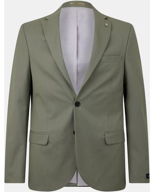Twisted Tailor Ellroy Slim Fit Jacket - Green