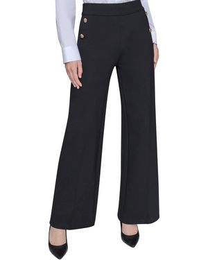 KARL LAGERFELD Sportswear Wide Leg Trousers - Blue