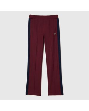 Lacoste Open Hem Woven Joggers - Red