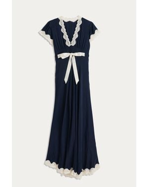 RIXO London Marlice Dress Ld61 - Blue