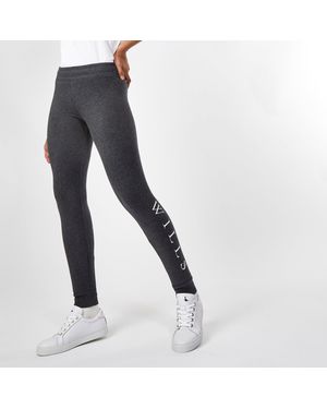 Jack Wills Jack Lingham Wills Logo Joggers - Black