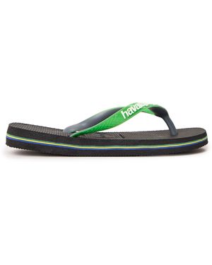 Havaianas Hav Brasil Mix Flip Flops - Green
