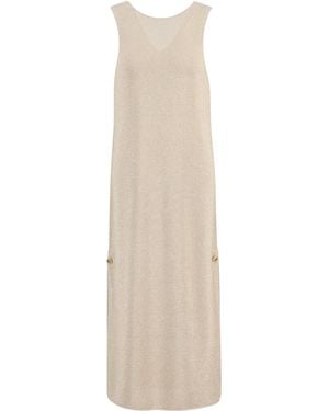 Barbour Knitted Jumper Dress - Natural
