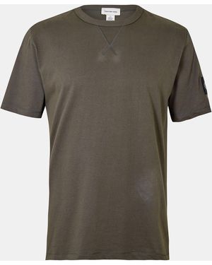 Calvin Klein Monogram Badge T-Shirt - Green