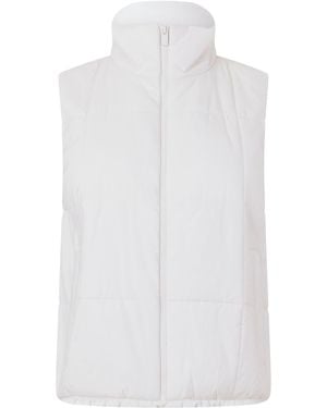 Vuori Canyon Funnel-Neck Full-Zip Gilet - White