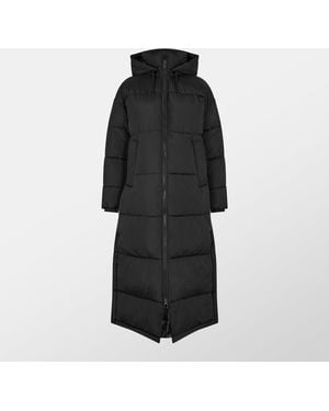 Vero Moda Klea Water Resistant Insulated Long Puffer Jacket - Black