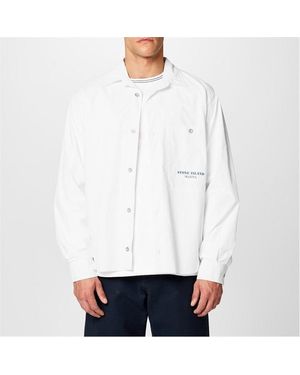 Stone Island Marina Canvas Short Sleeve Shirt - White