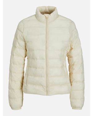 JJXX Lightweight Quilted Puffer Jacket - Natural