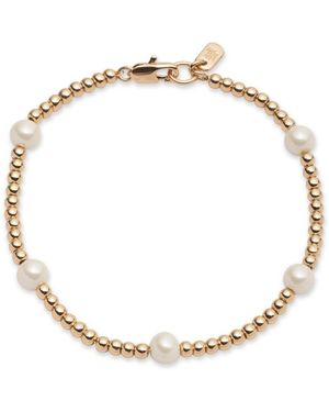 Ralph Lauren Lauren Ralph Lauren & Pearl Bead Bracelet - Metallic