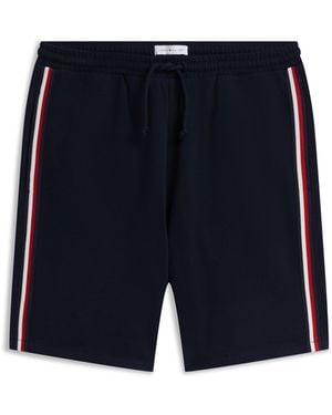 Tommy Hilfiger Global Stripe Cotton Jogger Shorts - Blue