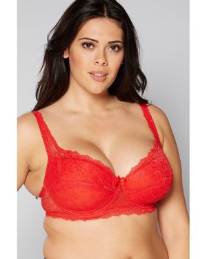 Valbonne Underwired E-H Full Cup Floral Lace Bra