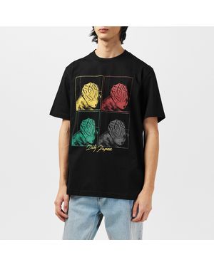 Daily Paper Frame Regular Fit T-Shirt - Black
