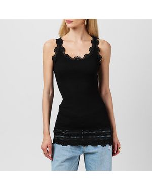 Rosemunde Silk Top - Black