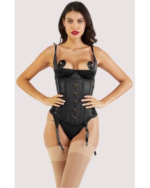 Playful Promises Etta Tie Underbust Corset - Blue