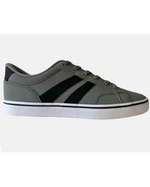 Lonsdale London Lace Up Water Resistant Low-Top Trainers - Black