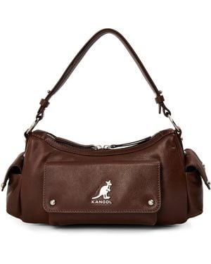 Kangol Mini Utility Shoulder Bags - Brown