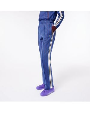 Lacoste Open Hem Woven Joggers - Purple