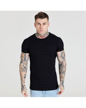 SIKSILK Regular Fit T-Shirt - Black