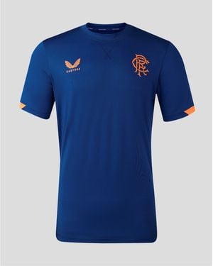 Castore Rangers Travel T-Shirt 2023 2024 Adults - Blue