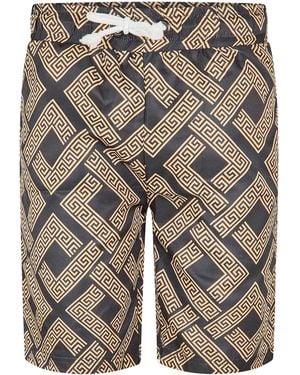 Criminal Damage Roman Fleece Jogger Shorts - Grey