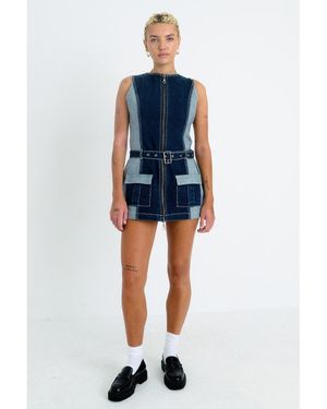 The Ragged Priest Rag Hose Dress - Blue