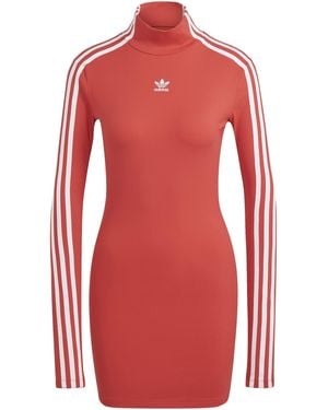 adidas Originals Tight Cut Out Dress - Red