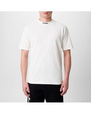 Heron Preston Embroidered Logo Short Sleeve T-Shirt - White