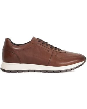 Dune Tris Low-Top Trainers - Brown
