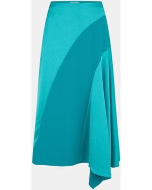 Ted Baker Flowy Satin Skirt - Blue