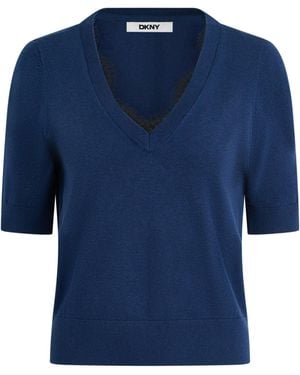 DKNY Nk Lace Trim Ld64 - Blue