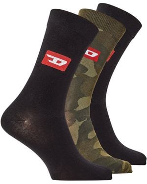 DIESEL Trainer Ankle Socks - Black