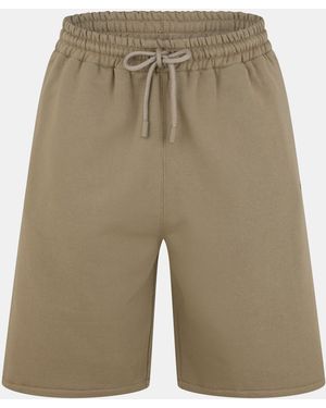 Off-White c/o Virgil Abloh Fleece Relaxed Fit Jogger Shorts - Natural