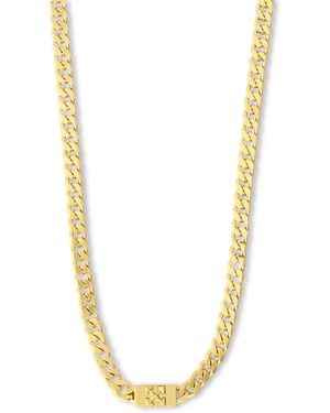 Off-White c/o Virgil Abloh Cuban Chain Necklace - Metallic