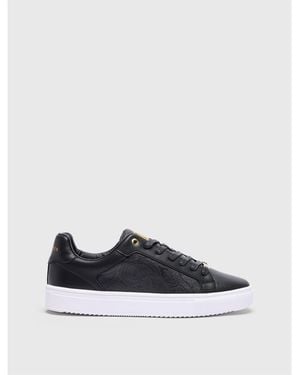 Pretty Green Cali Paisley Low-Top Trainers - White