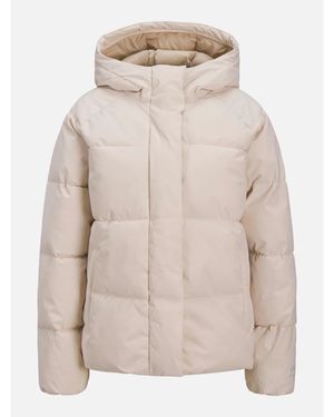JJXX Global Short Puffer Jacket - Natural